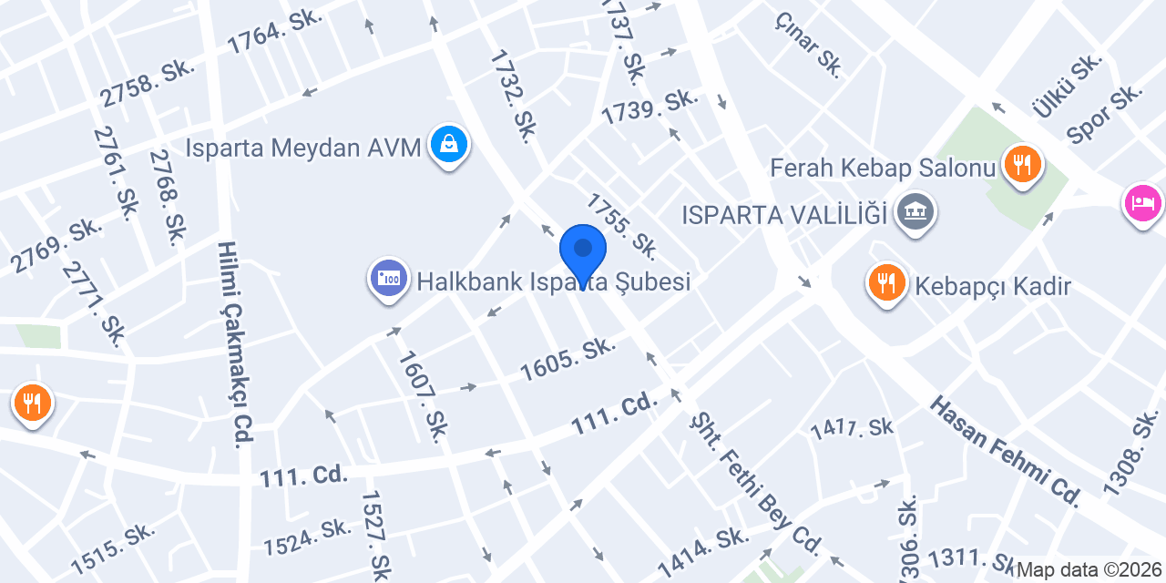 Bilir Tekstil konumu