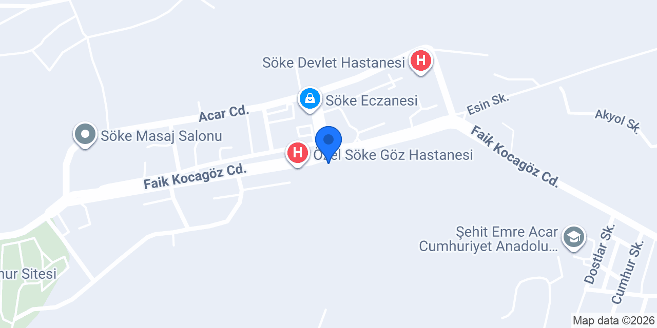 Diş Hekimi Özde Yalem konumu