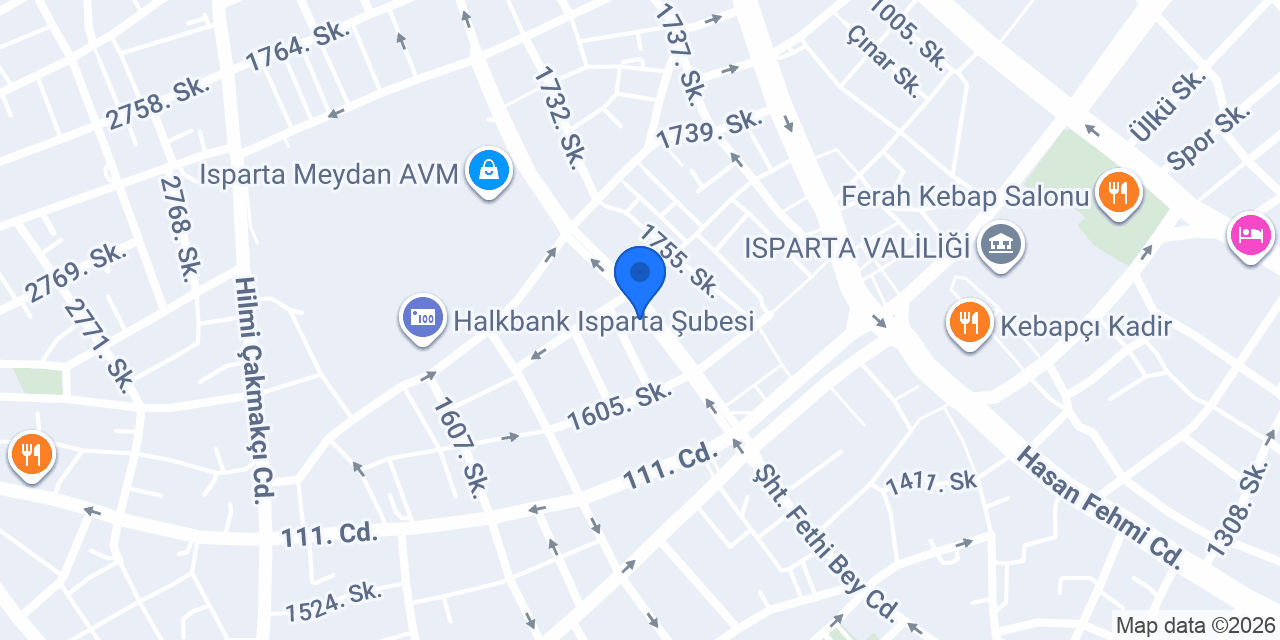 Sudenaz Çiçekçilik konumu
