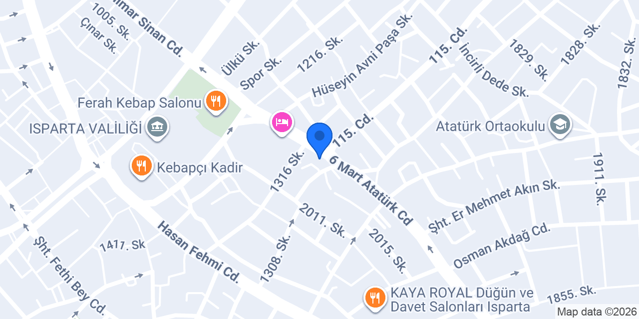 ATALAR EMLAK konumu