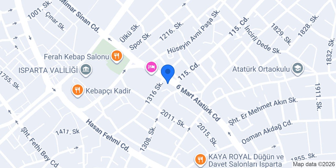Kırmızı Gül Çiçekçilik konumu