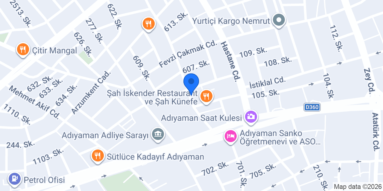 Kuaför Serkan Kaplan konumu