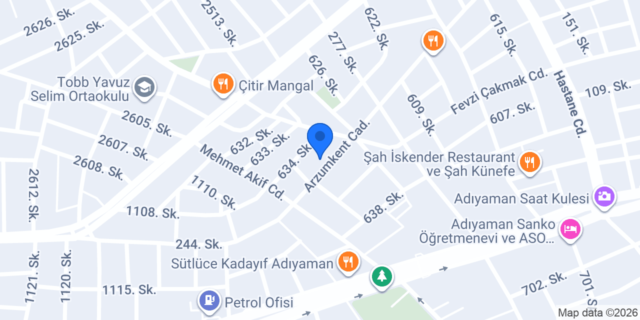 Sağlık Et Kasabı konumu