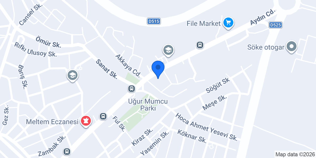 Söke Çilek Odası konumu