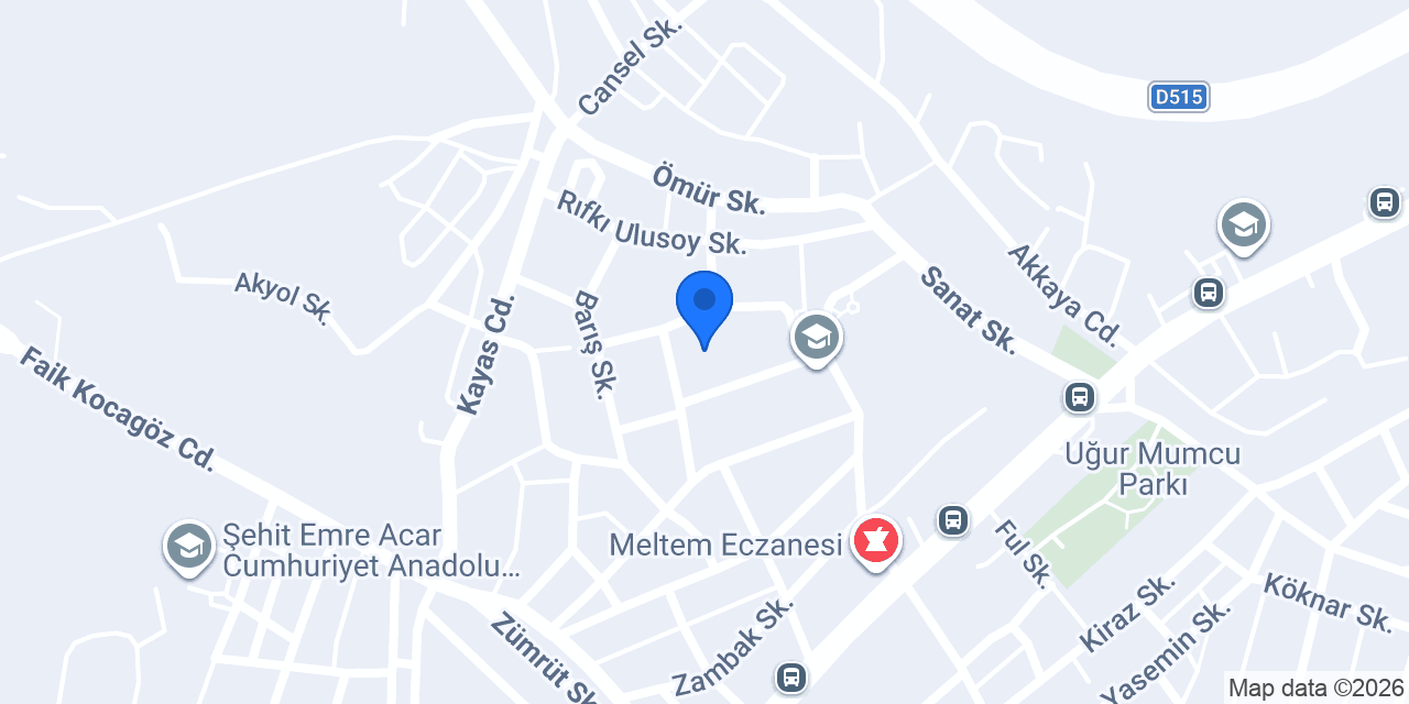 Fevzipaşa Ortaokulu konumu