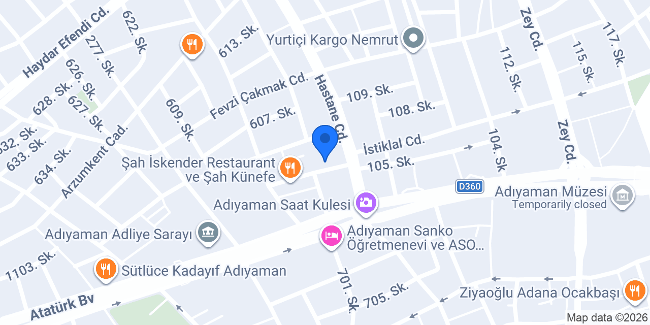 KASAP ZEYNAL SAAT KULESİ konumu