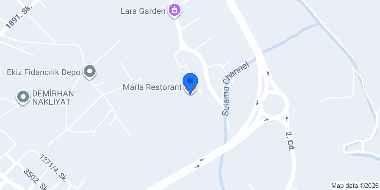 Marla Restorant konumu