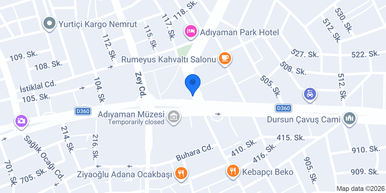 Hocaoğlu Tesbih ve Gümüşcülük konumu