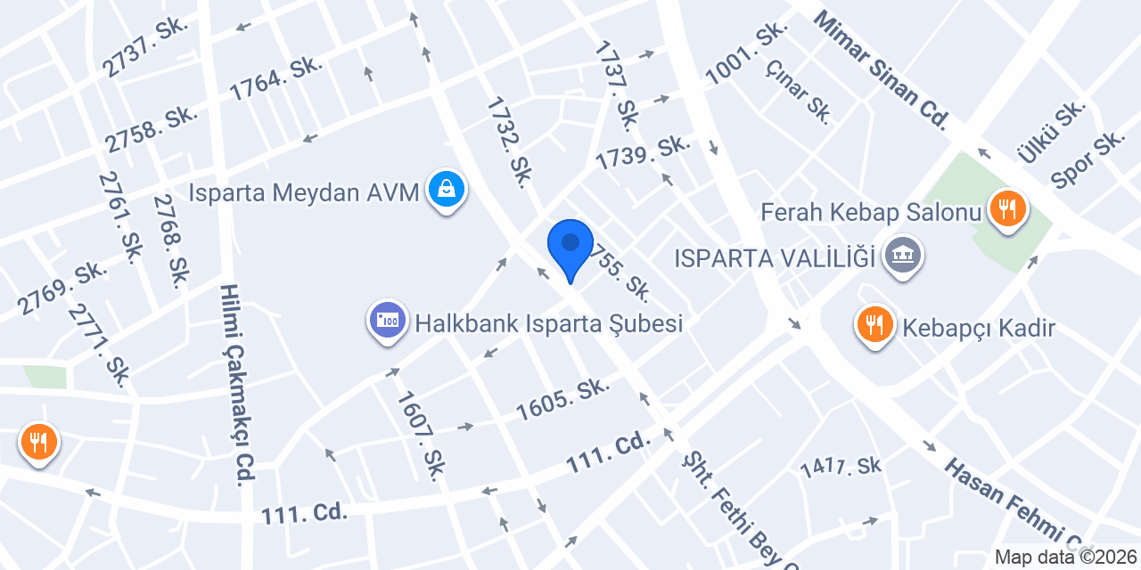 Atlas Hukuk ve Danışmanlık Bürosu konumu