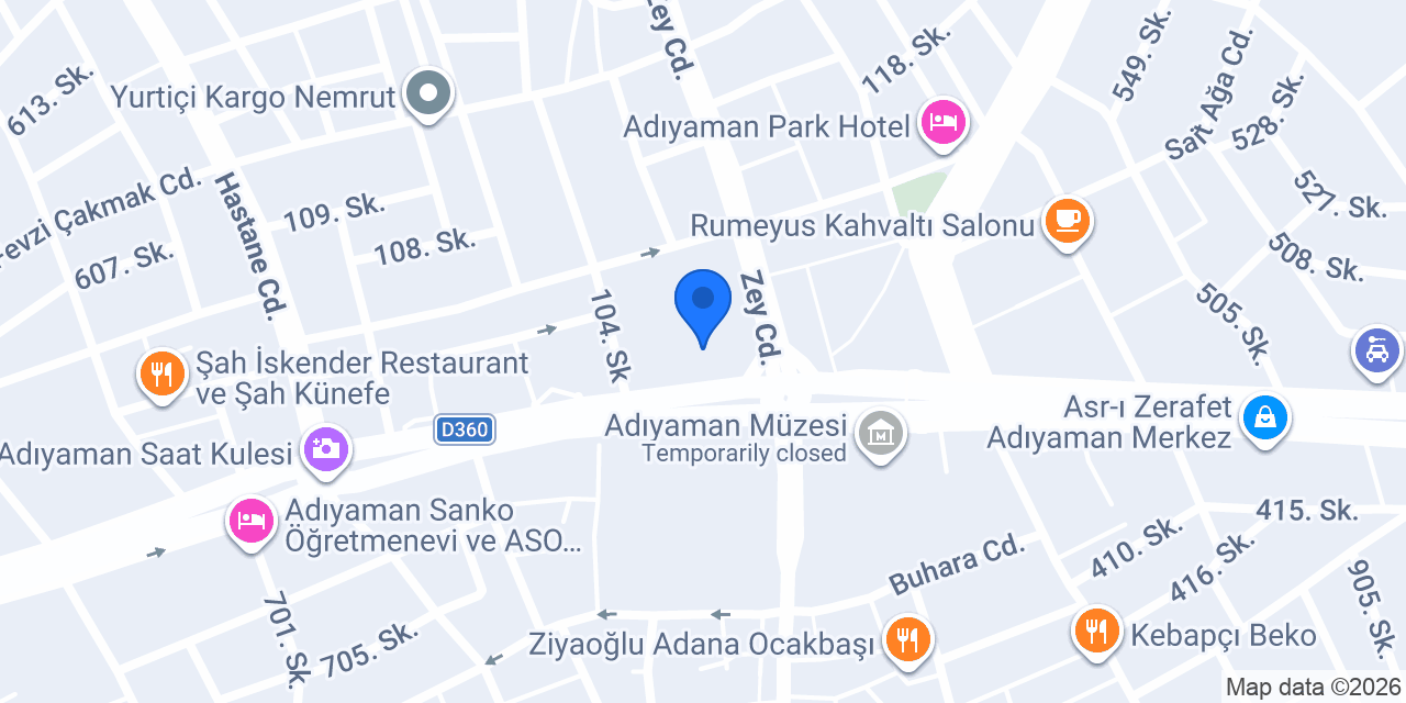 BİLGİN OPTİK konumu