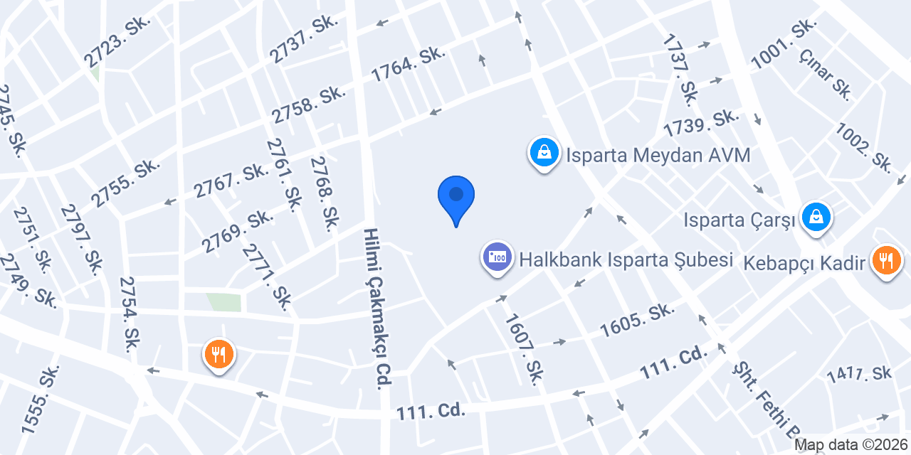 Isparta Turist Rehberi konumu