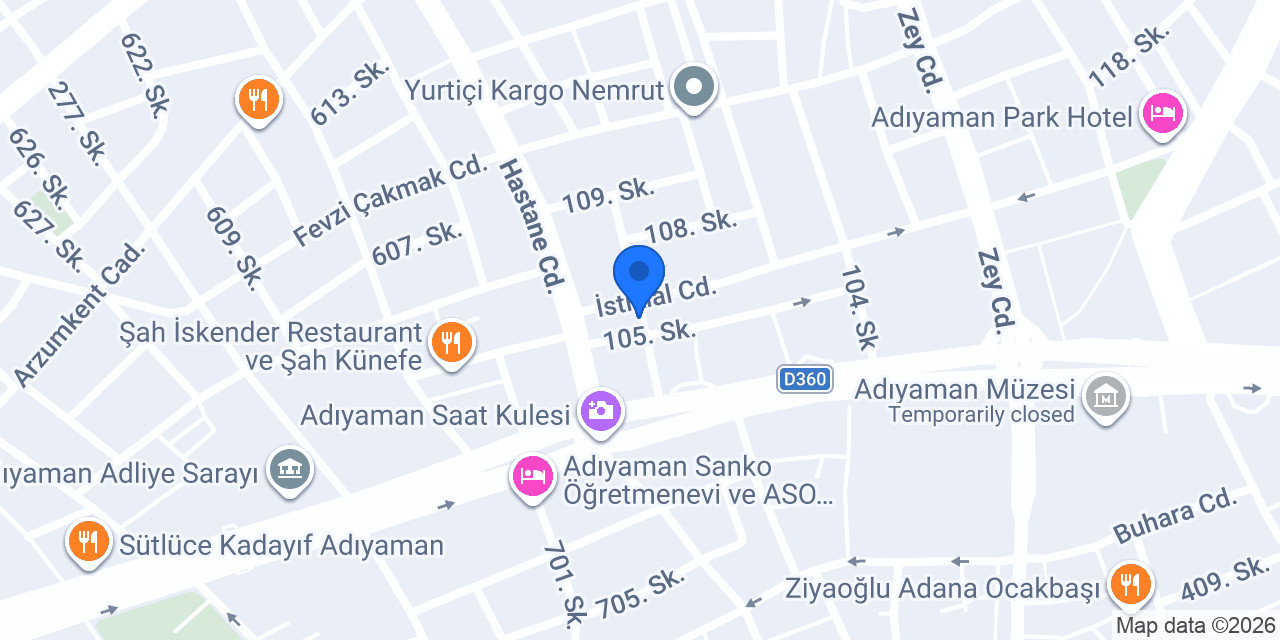 Diş Hekimi Mustafa SAVAŞ konumu