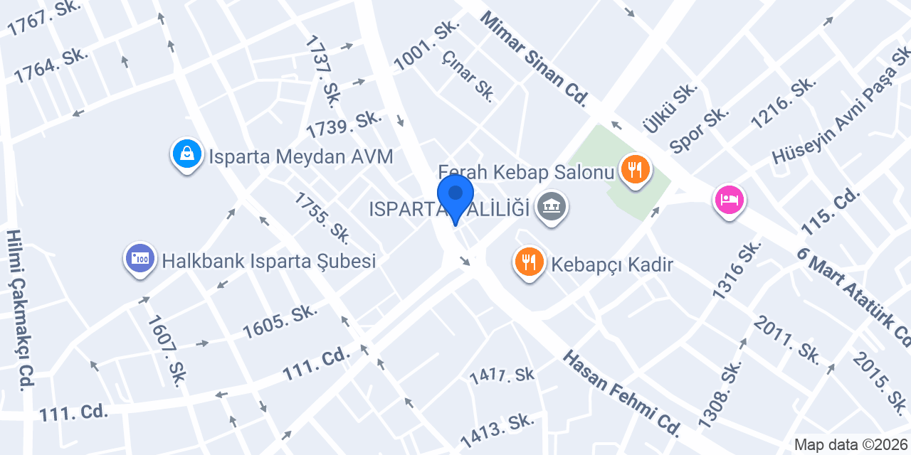Isparta mutlu masaj salonu konumu