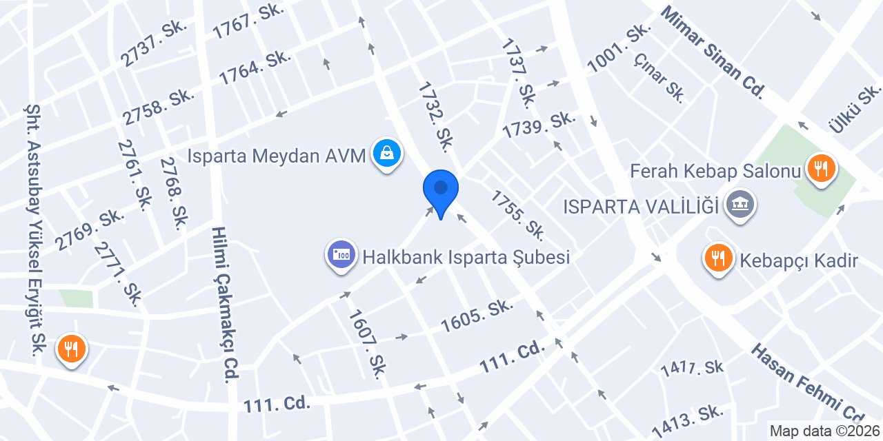 Lider Ajans Isparta konumu