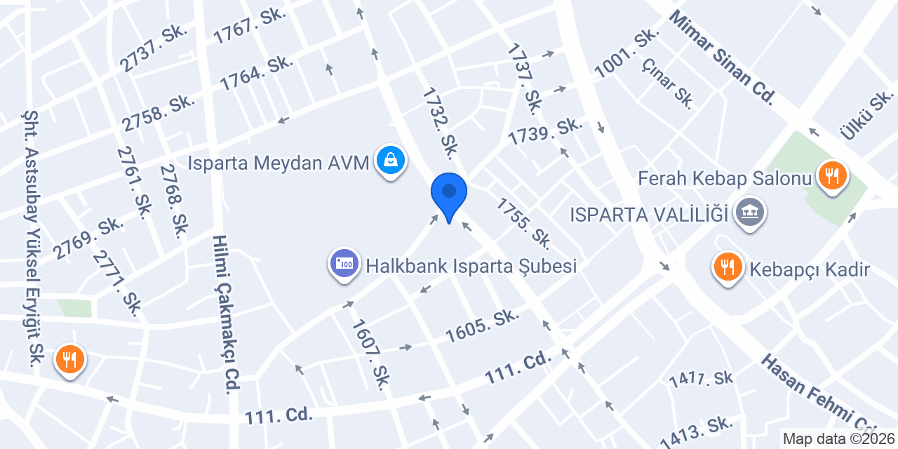 Serdar Çiçekçilik konumu