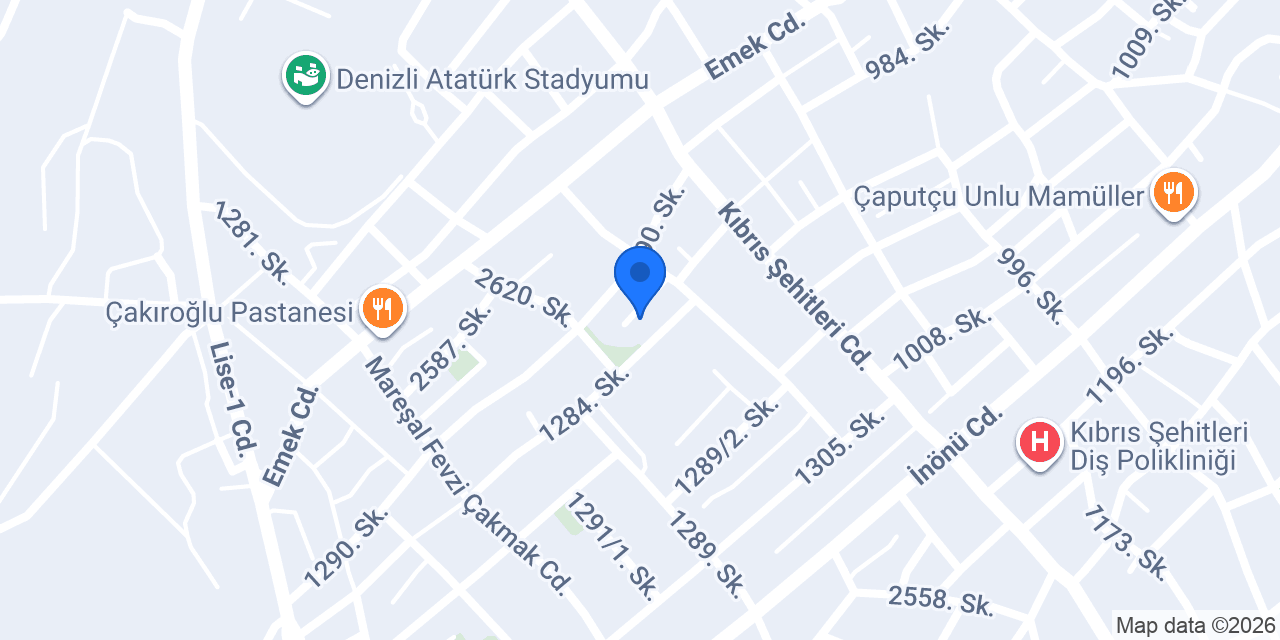 PONÇİK KIRTASİYE konumu