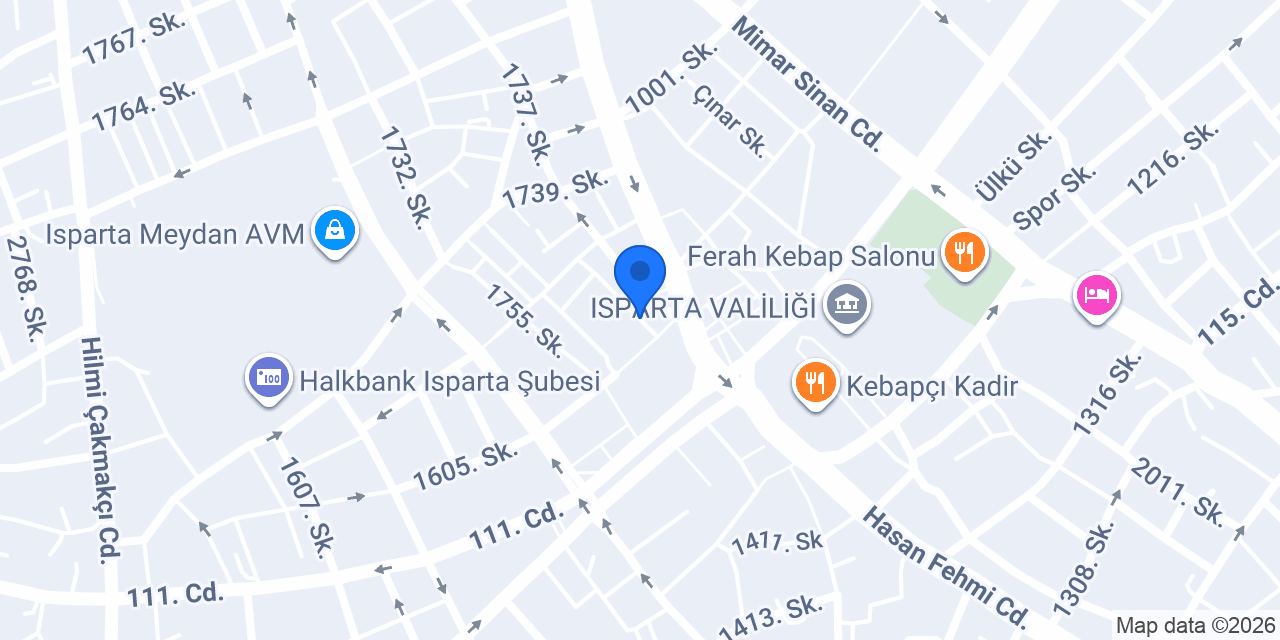 Hacı Mehmet Pide Salonu konumu