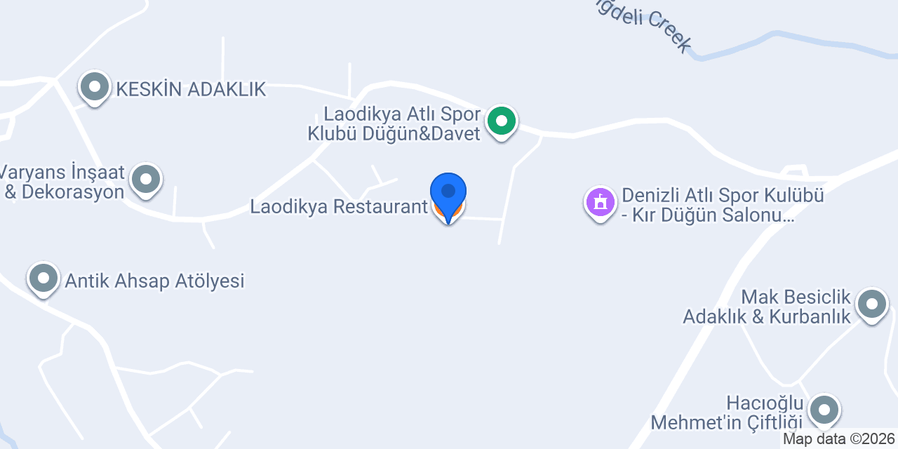 Laodikya Restaurant konumu