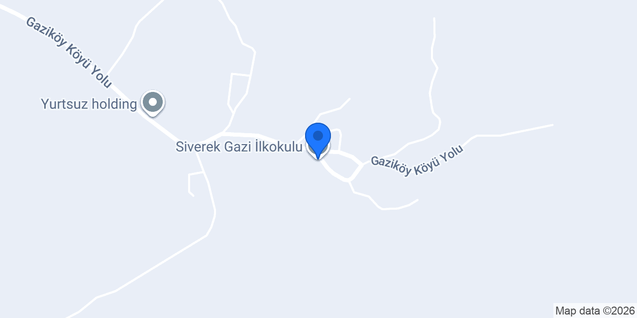 Siverek Gazi İlkokulu konumu