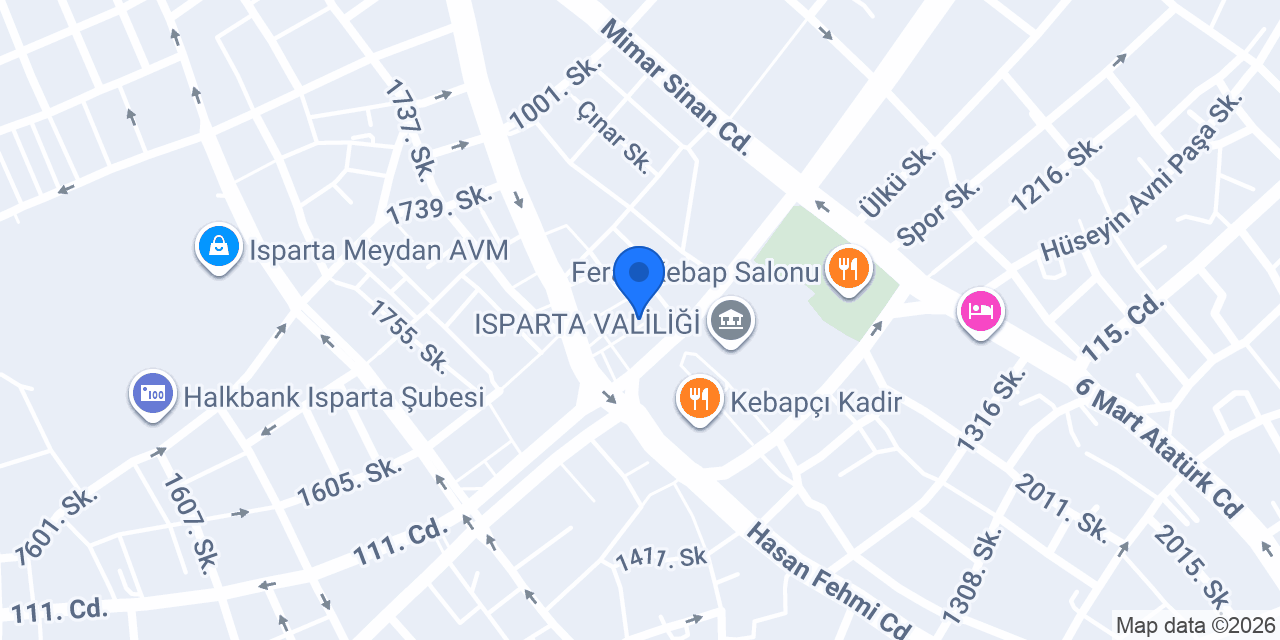 Adem Üzmen Muhasebe Bürosu konumu