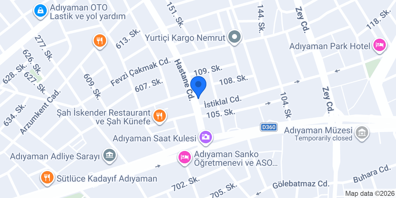 Yaşar Kitap Kırtasiye konumu