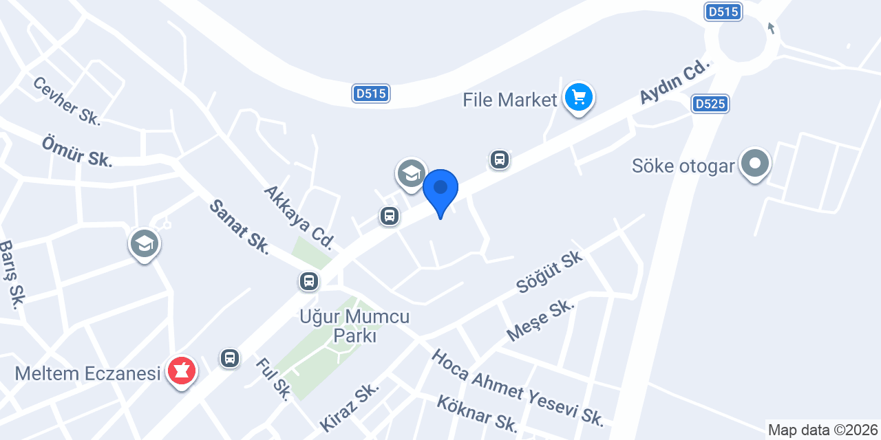 Ozan Market konumu