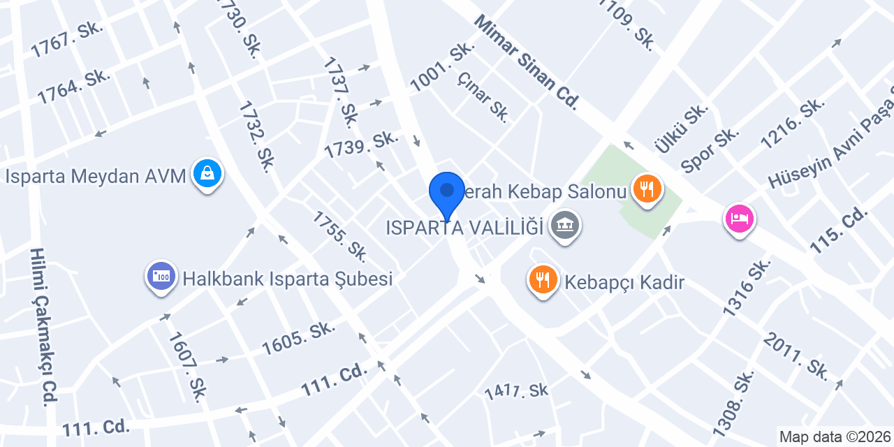 Mimar Sinan Taksi konumu