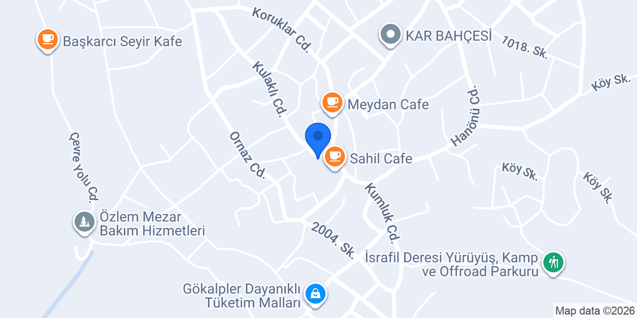 Başkarcı GÖZDE Kasap konumu