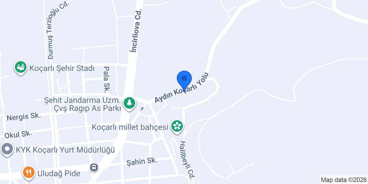KOCATÜRK OTOMOTİV konumu