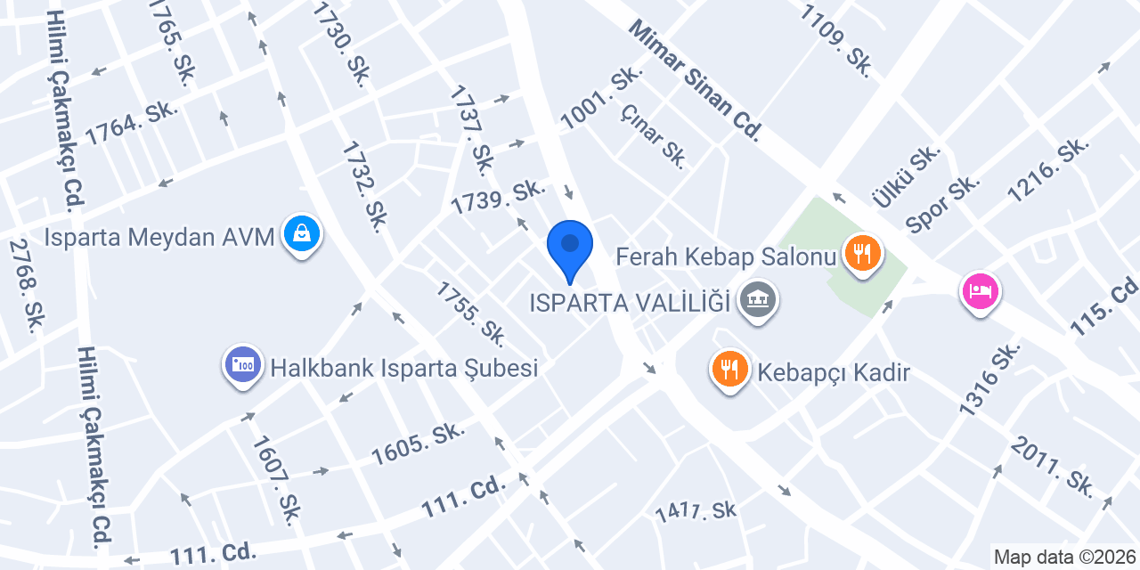Efe Çelik Sürücü Kursu konumu