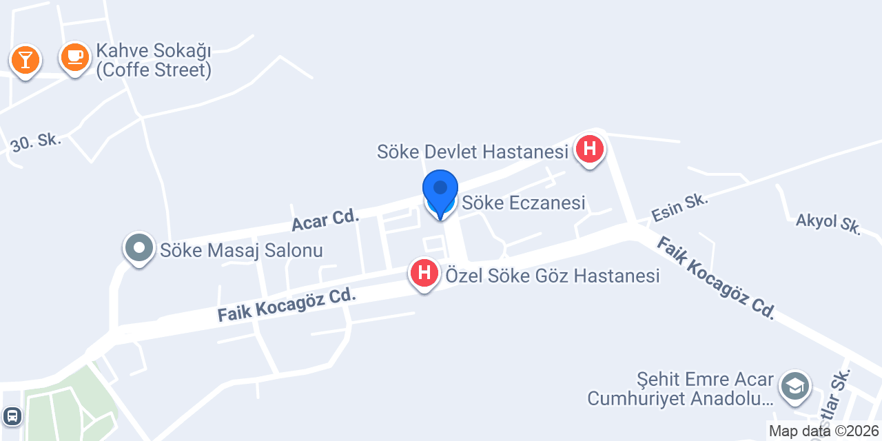 Onur Yüce Eczanesi konumu