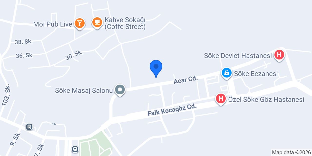 Formada Söke konumu
