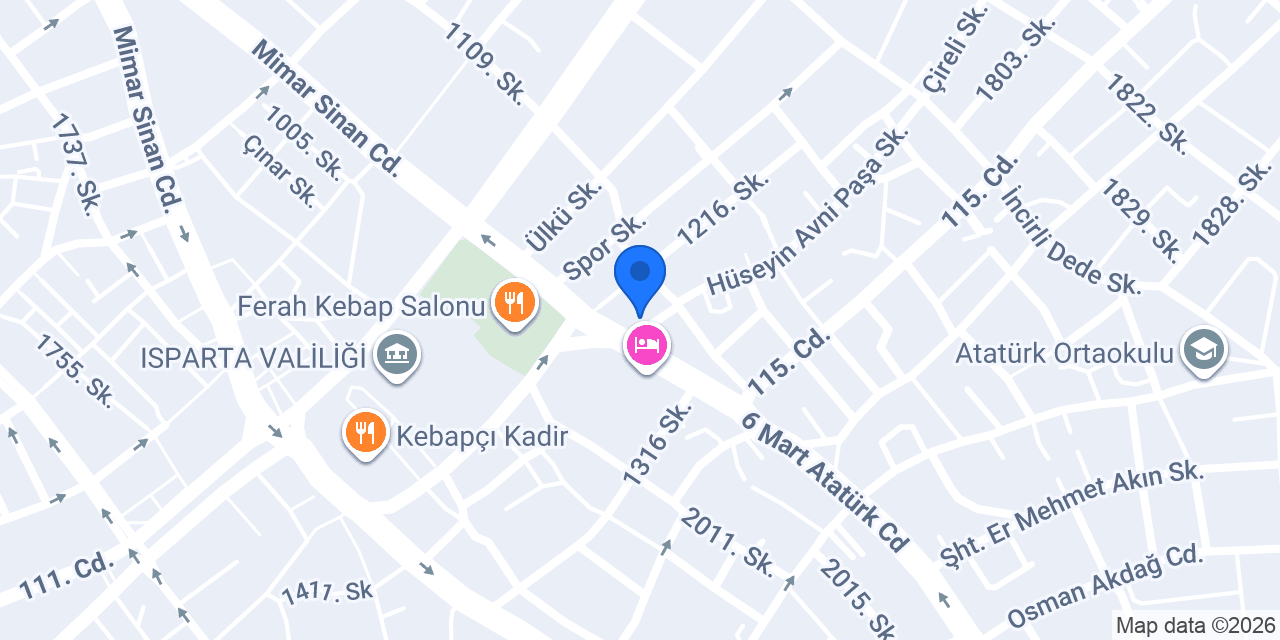 Buse’nin Çiçek Atölyesi konumu
