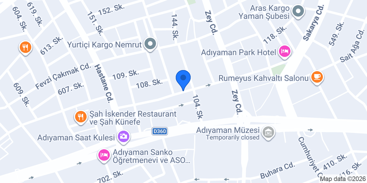 Avukat Mehmet Aydın Bilen konumu
