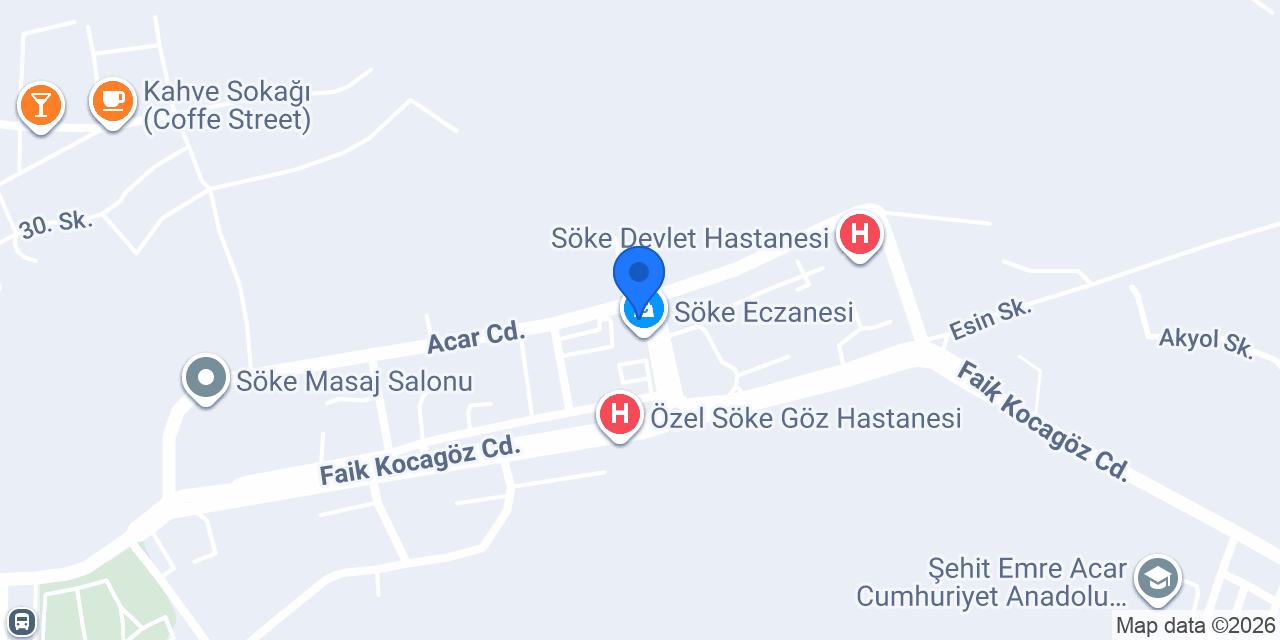 Günal Eczanesi konumu
