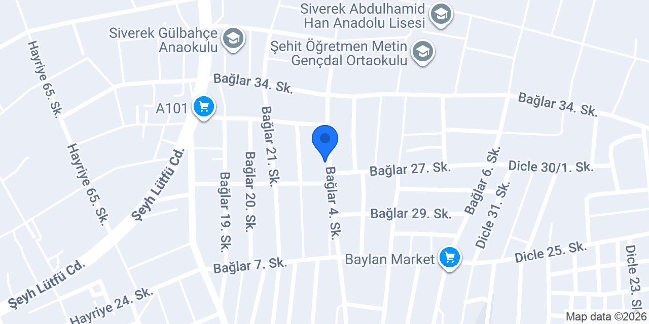 DAVUT ÇAKMAK MARKET konumu