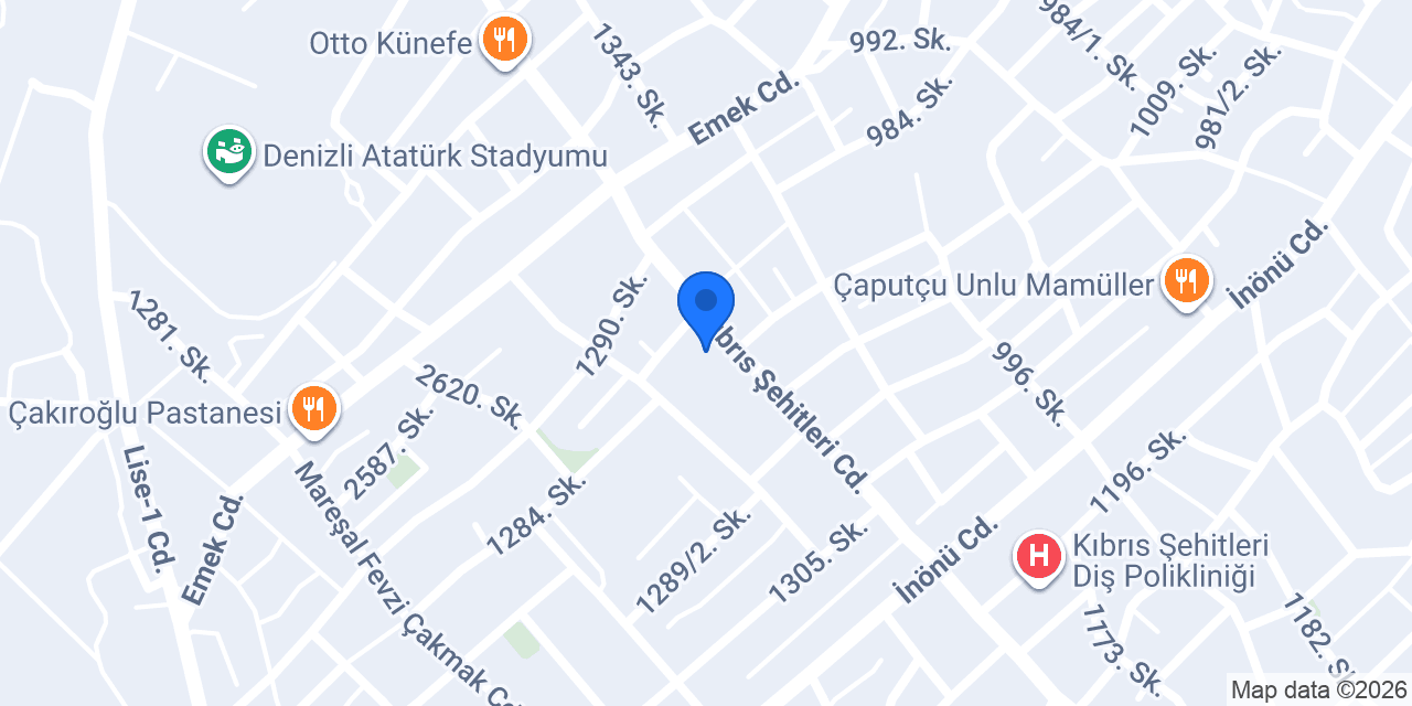 Öz&El Mediderma Estetik Merkezi konumu