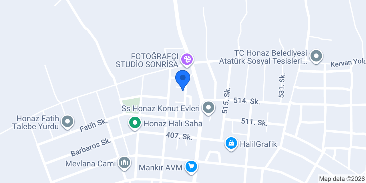 Ayaz Elektrik Su Tesisat konumu