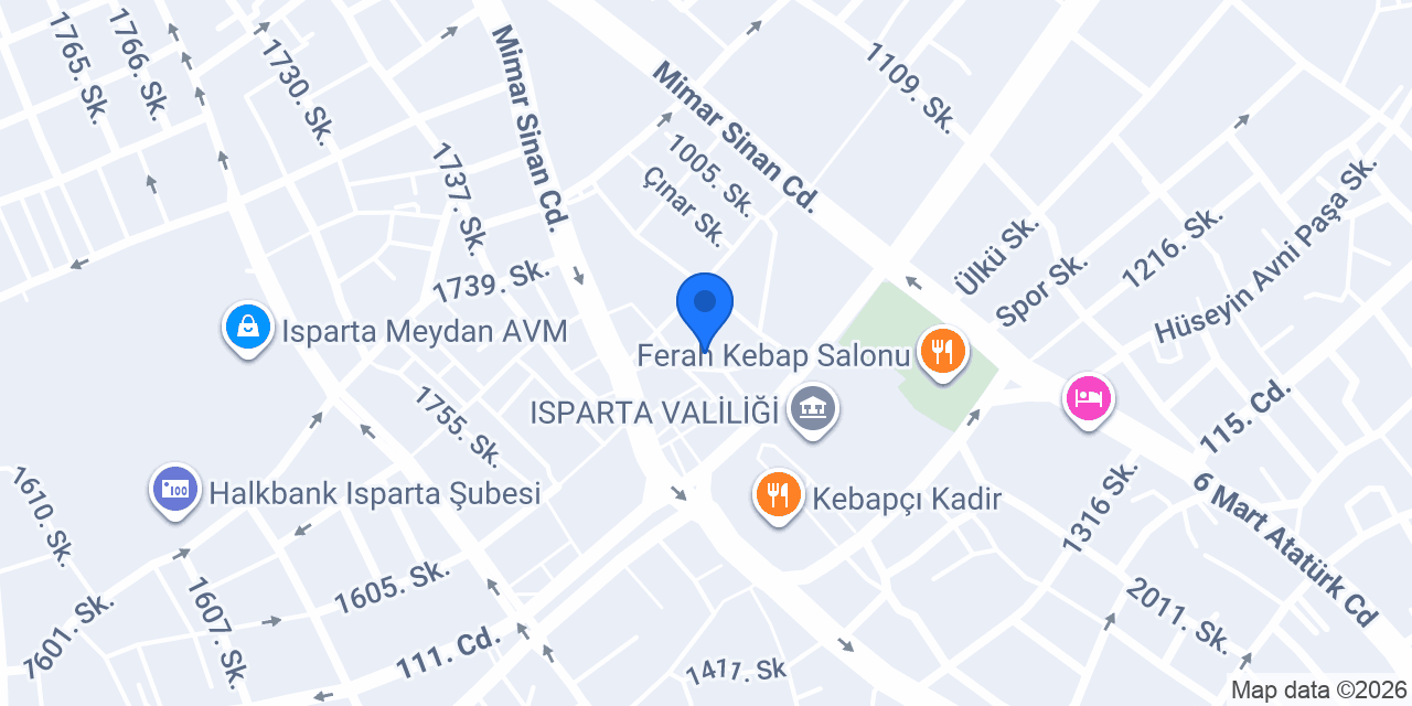 Kebo Isparta konumu