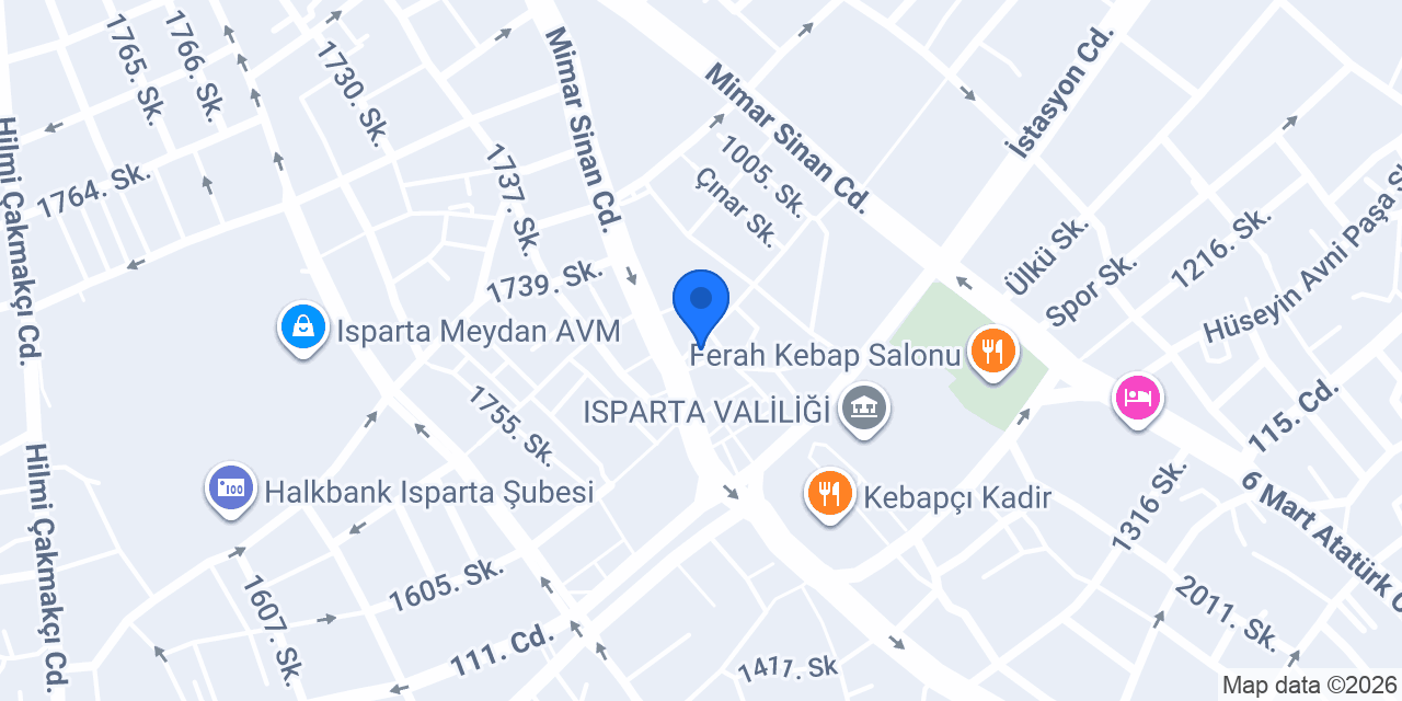 Mimar Sinan Esnaf Lokantası konumu
