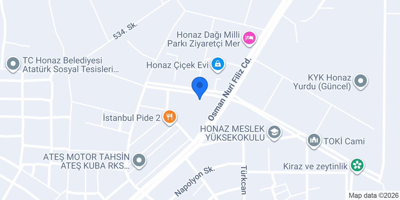 Battalbey Çiğköfte honaz konumu