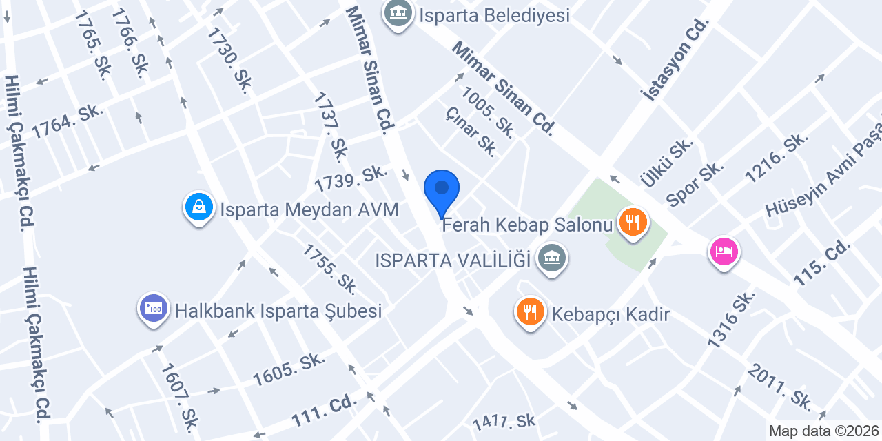AKDENİZ SÜRÜCÜ KURSU konumu