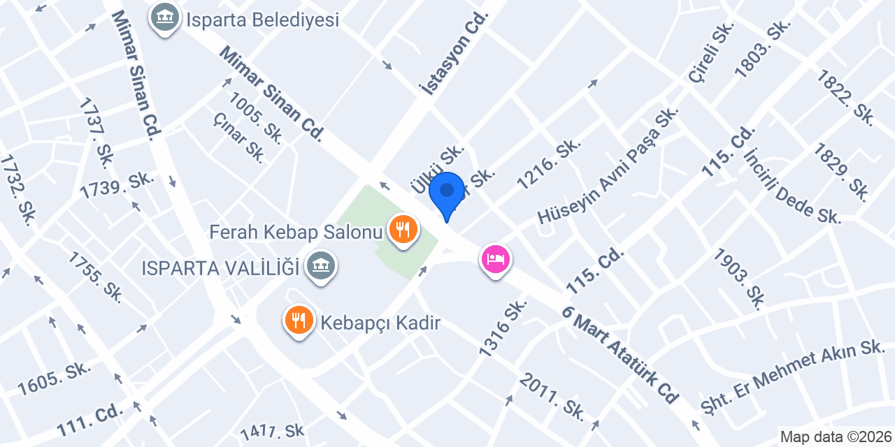 GÜÇLÜ EMLAK konumu