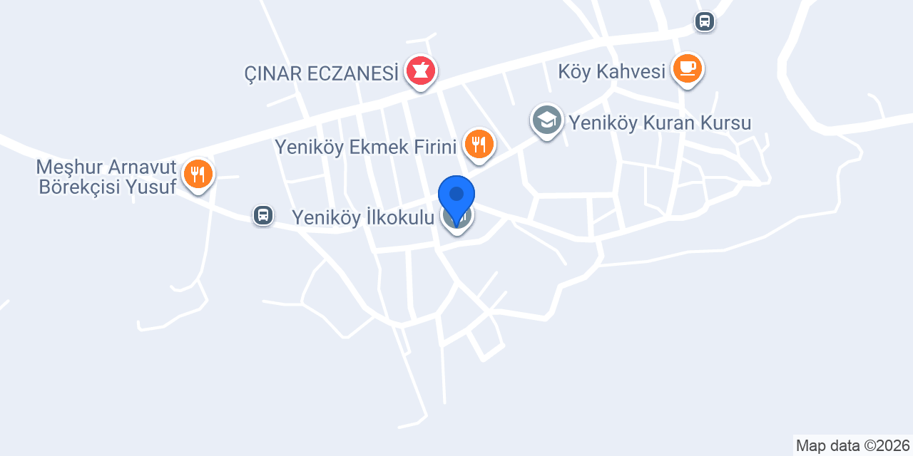Yeniköy İlkokulu konumu