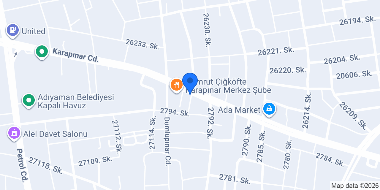 Diyar Davet Evi & Pastane konumu