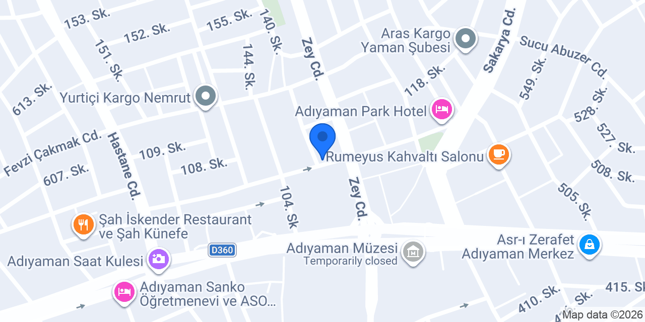 Abdurrahman Saç Tasarım konumu