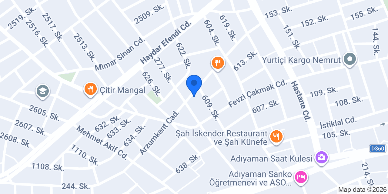 MAYA BUTİK CAFE konumu