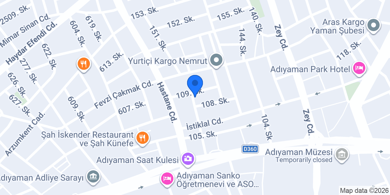 TUNCAY DİS KLİNİĞİ konumu