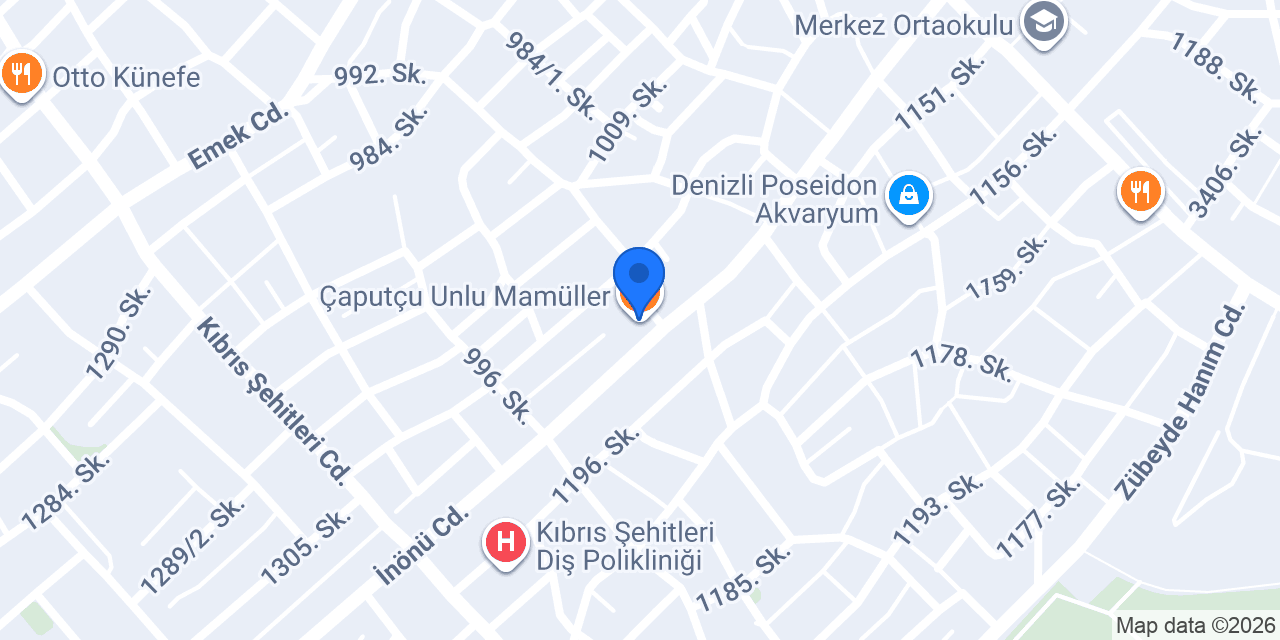 Çaputçu Unlu Mamüller konumu