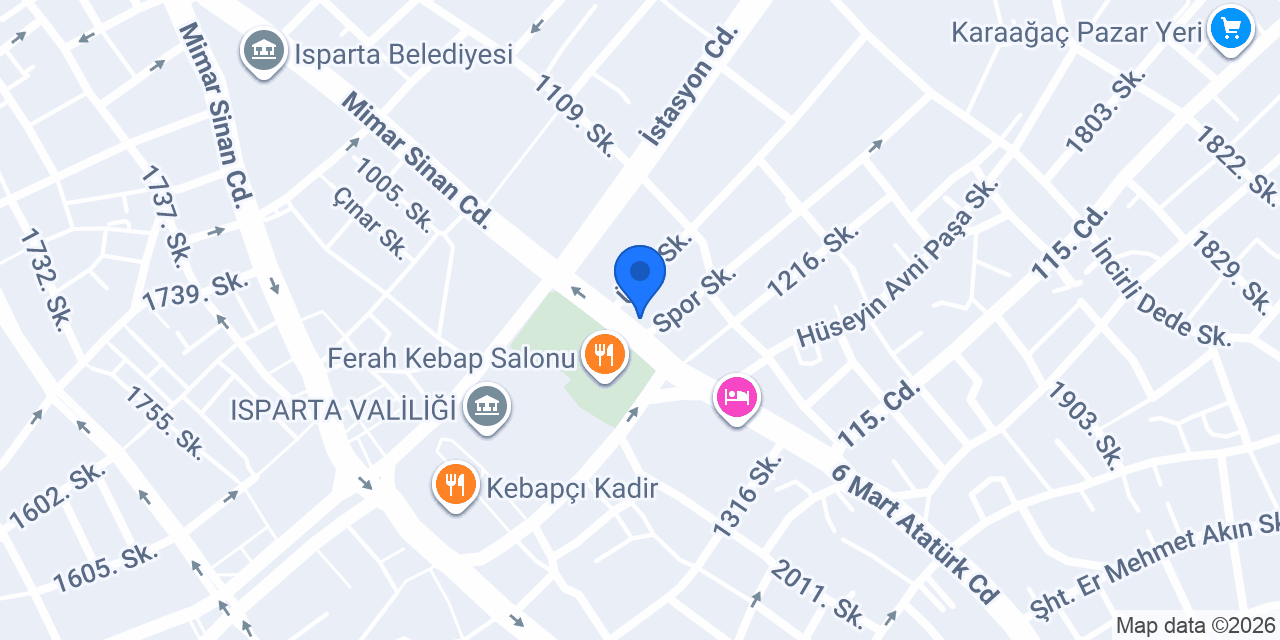Halil Hamit Paşa Kütüphanesi konumu